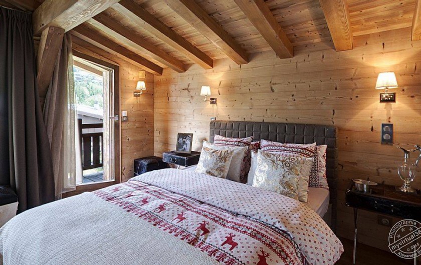 Location de vacances - Chalet à Megève - Master bedroom