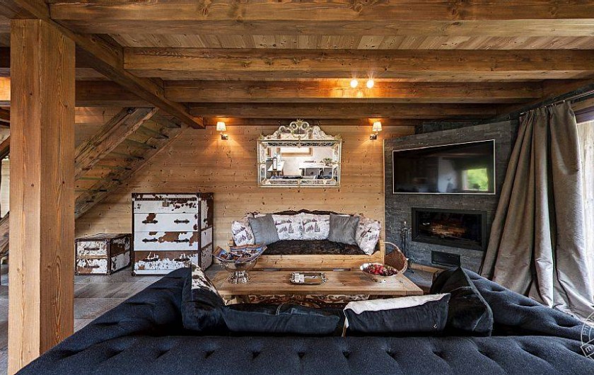 Location de vacances - Chalet à Megève - living room