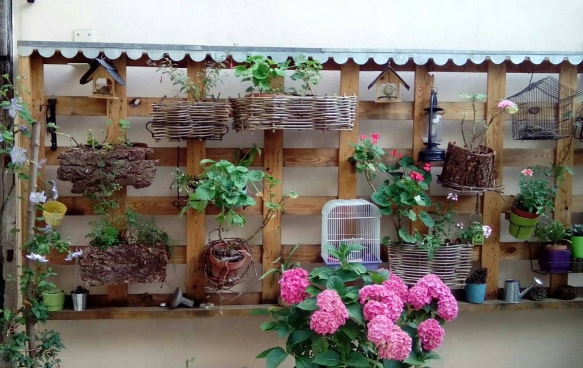 Location de vacances - Appartement à Laignes - Cour