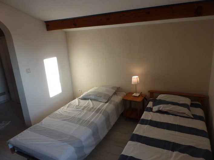 Location de vacances - Maison - Villa à Soorts-Hossegor - Mezzanine avec 2 lits de 80
