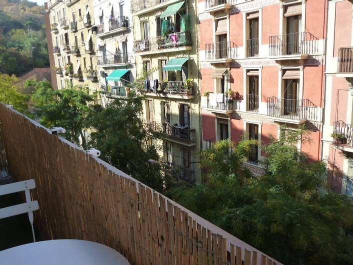 Location de vacances - Appartement à Barcelone - Le balcon de 9m2