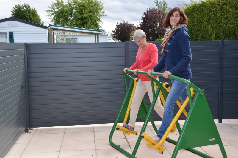 Location de vacances - Bungalow - Mobilhome à Cherrueix - fitness (personne de +1.40m) saint malo