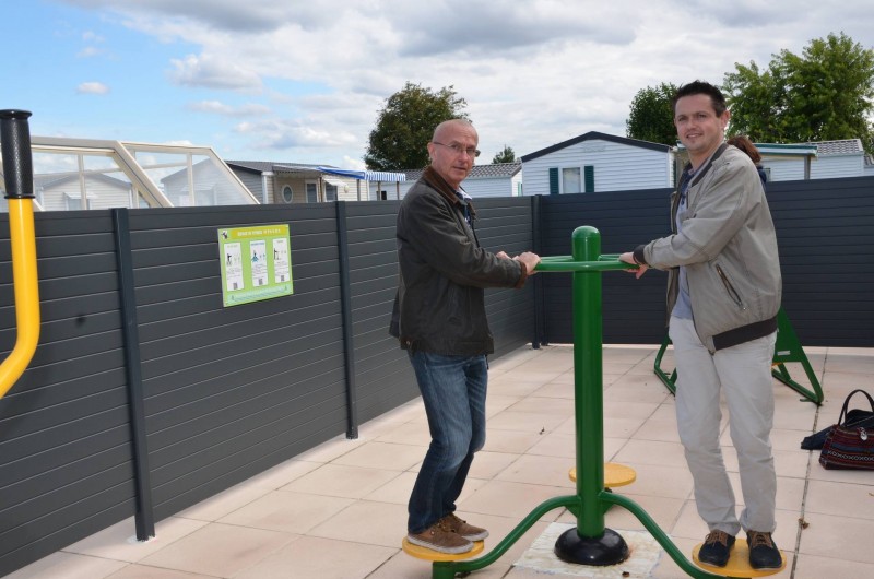 Location de vacances - Bungalow - Mobilhome à Cherrueix - espace fitness (personne +1.40m)