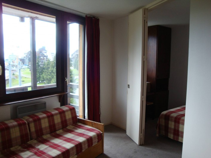 Location de vacances - Appartement à Avoriaz - Cloison séjour/ chambre