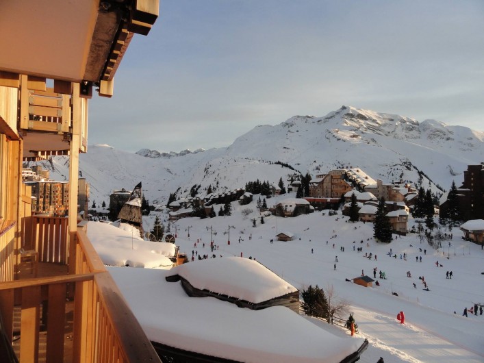Location de vacances - Appartement à Avoriaz - Vue balcon