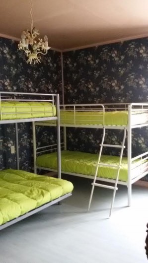Location de vacances - Gîte à Castelnau-sur-Gupie - nouveauté 2017 relookée,  la chambre des enfants 3 lits 90 cm et un 140 cm