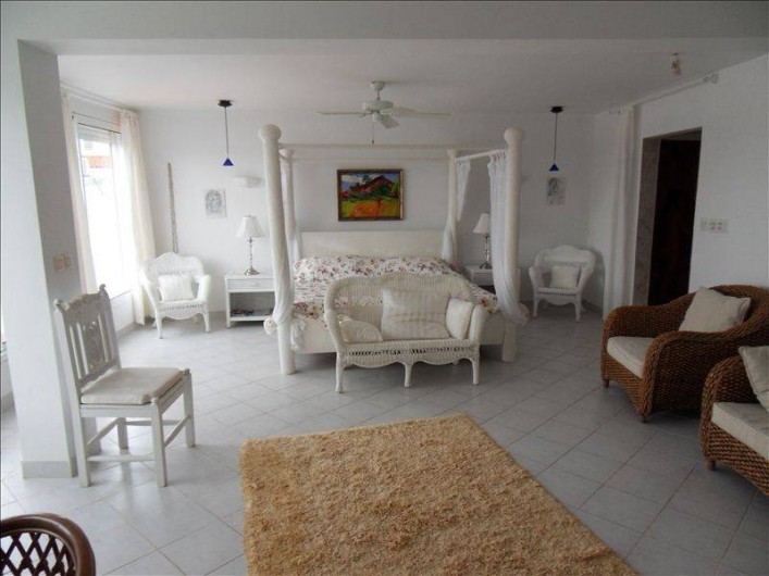 Location de vacances - Villa à Maho - chambre de maitre : 40 m2