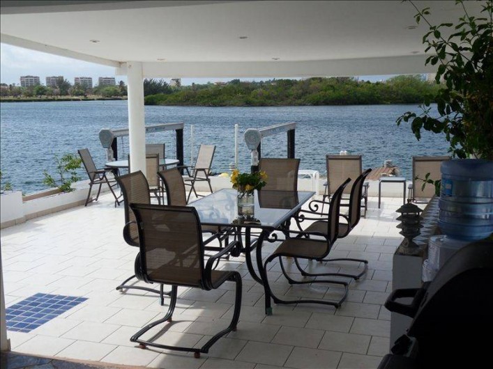 Location de vacances - Villa à Maho - Diner sous "gazebo"