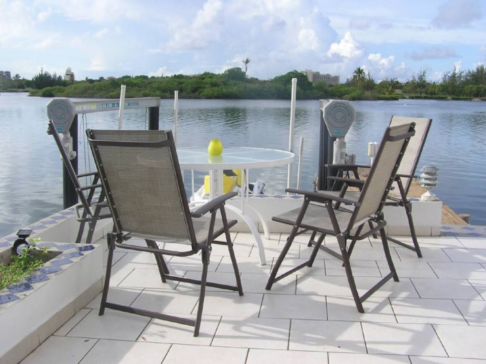 Location de vacances - Villa à Maho - "Al Fresco" ou coin apéritif