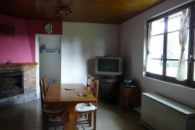 Location de vacances - Maison - Villa à Dun-les-Places - TV TnT,  l'insert bois seul et le seul chauffage fonctionnel de la maison.