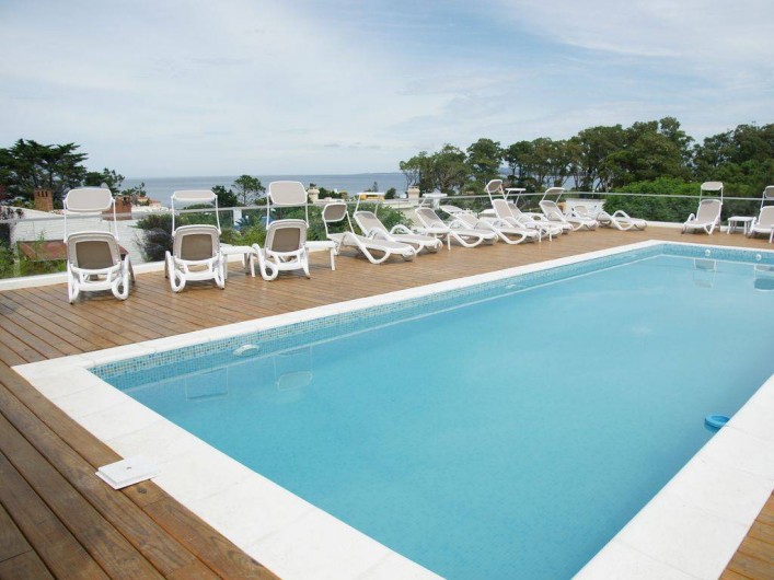 Location de vacances - Appartement à Maldonado - Piscine de la résidence Rinconada del Mar