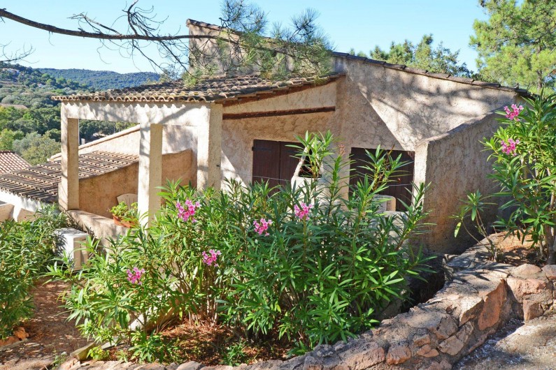 Location de vacances - Villa à Porto-Vecchio - FLEURS QUI ENTOURE LA VILLA