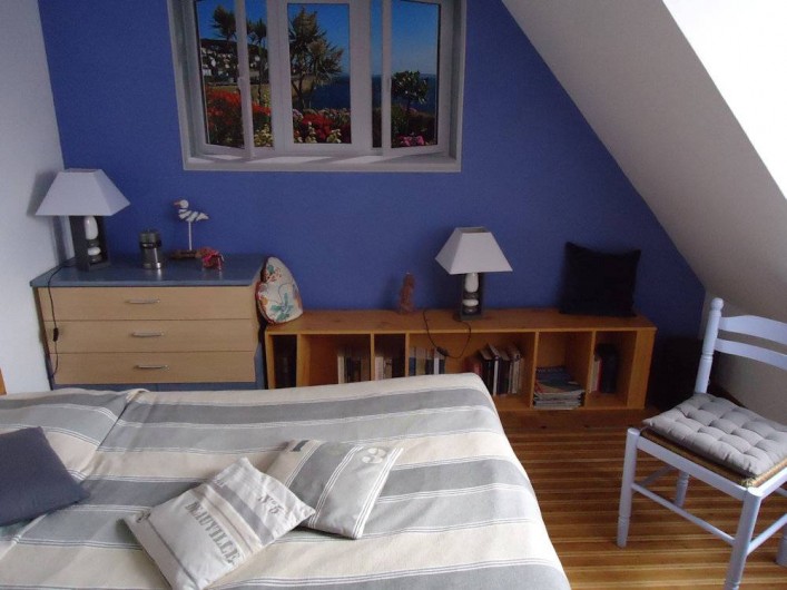 Location de vacances - Chambre d'hôtes à La Croix-en-Touraine - COULEUR du SUD 2ème chambre de la suite familiale