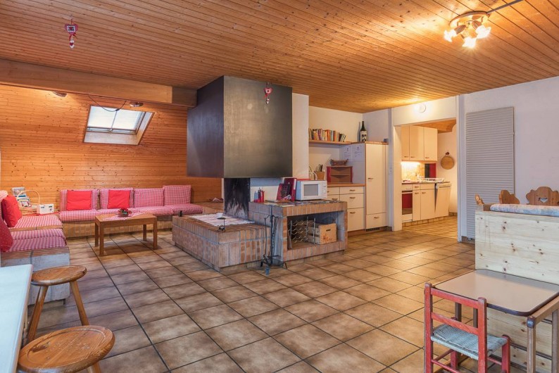 Location de vacances - Appartement à Fieschertal - La salle de séjour Appartement Seppi
