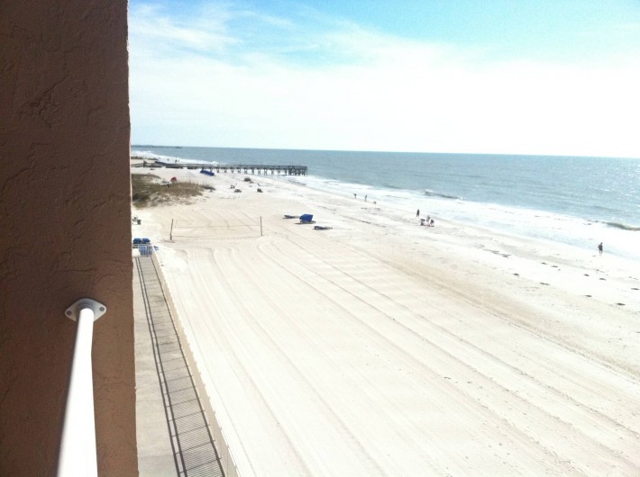 Location de vacances - Appartement à Indian Shores - Beach seen from balcony (west)