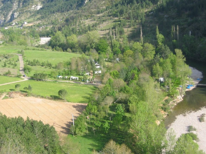 Location de vacances - Camping à Castelbouc - Le camping vu d'en haut