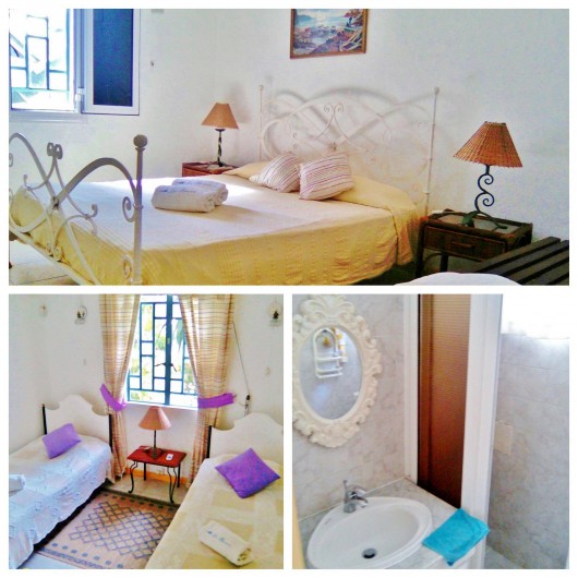 Location de vacances - Villa à Pereybere - Chambre Double +Chambre lit jumeaux + salle d'eau bungalow rdc