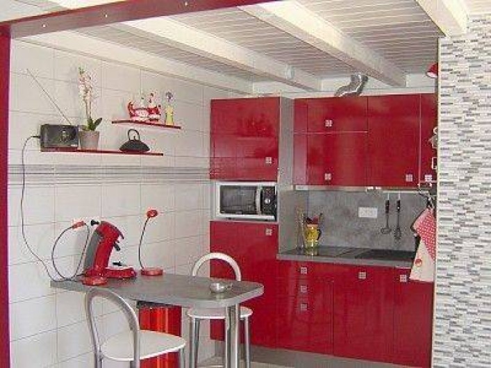 Location de vacances - Appartement à Esparron-de-Verdon - Location N° 2  Cuisine américaine LV