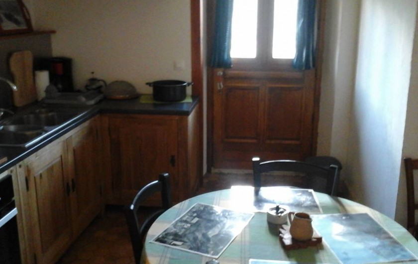 Location de vacances - Appartement à Servoz - cuisine Sud