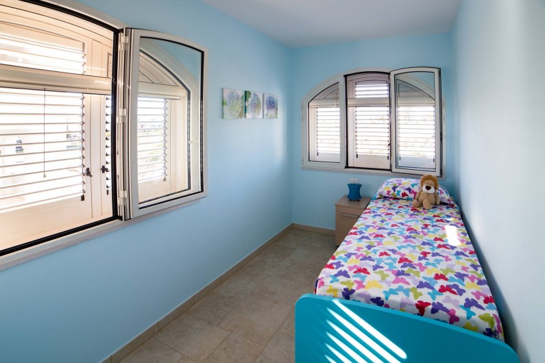 Location de vacances - Appartement à Pescoluse - Chambre 2  C'est magique avec le lits superposés! Pour deux personnes.