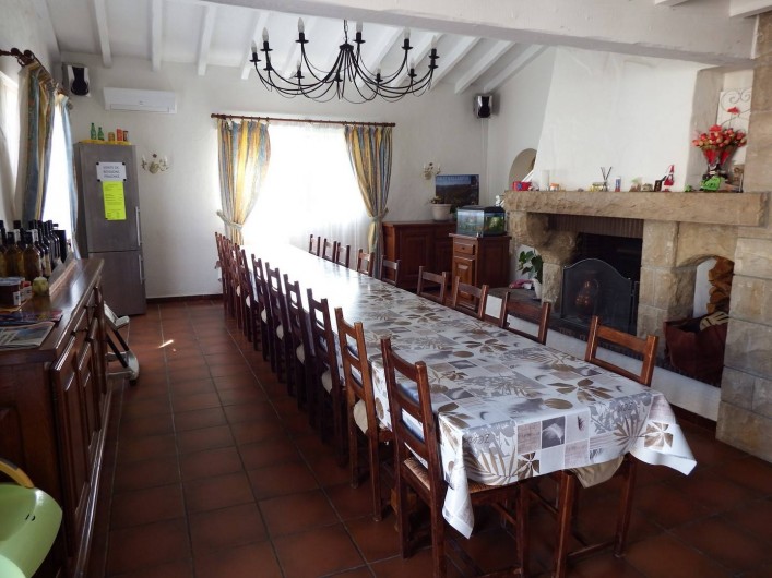Location de vacances - Chambre d'hôtes à Ortaffa - Salle à manger