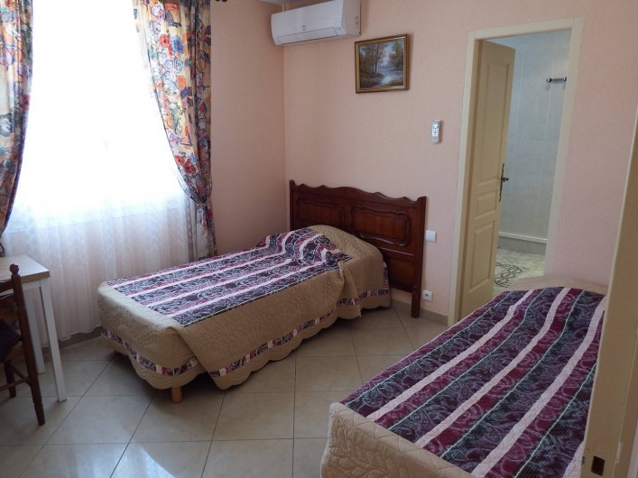 Location de vacances - Chambre d'hôtes à Ortaffa - Suite familiale : chambres des enfants