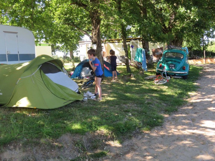 Location de vacances - Camping à Sallertaine - Emplacement tente