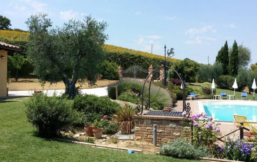 Location de vacances - Villa à San Venanzo - Le Jardin