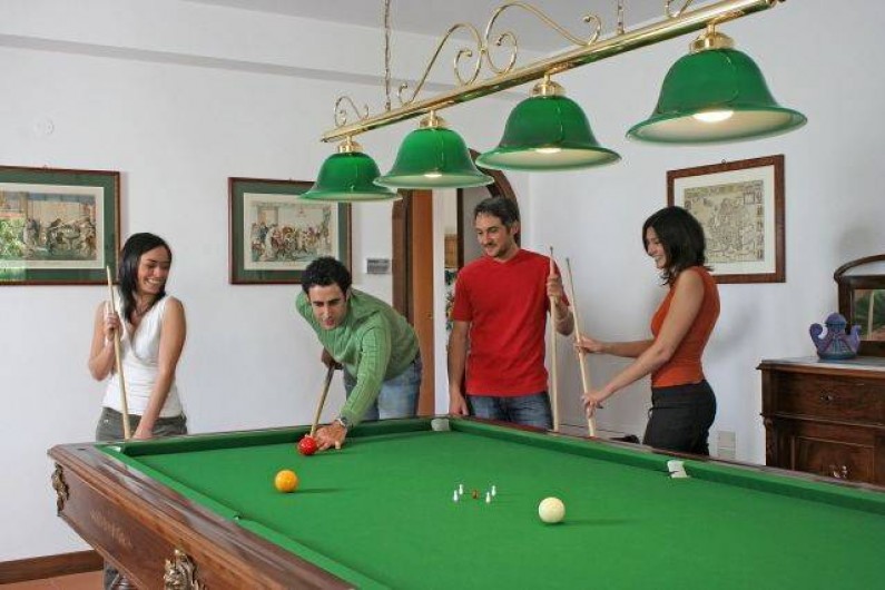 Location de vacances - Villa à San Venanzo - La salle de billiard