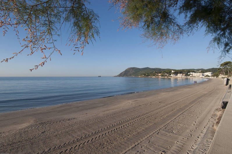Location de vacances - Villa à Tamaris - Plage des Sablettes en hiver