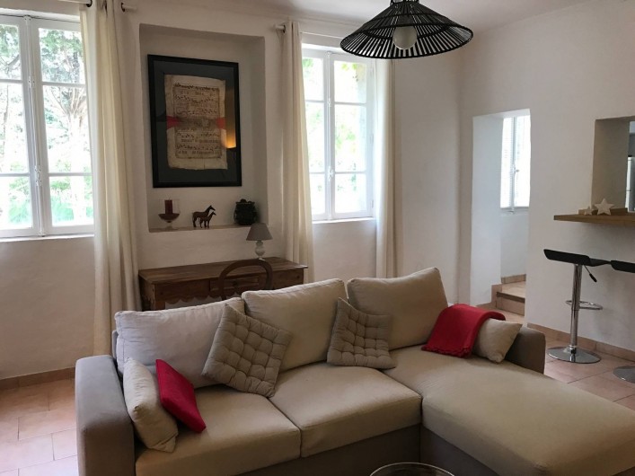 Location de vacances - Maison - Villa à Aix-en-Provence - (Salon 23m²)