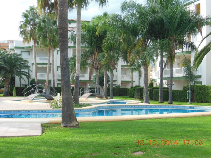 Location de vacances - Appartement à Dénia - voici la vue de l'appartement