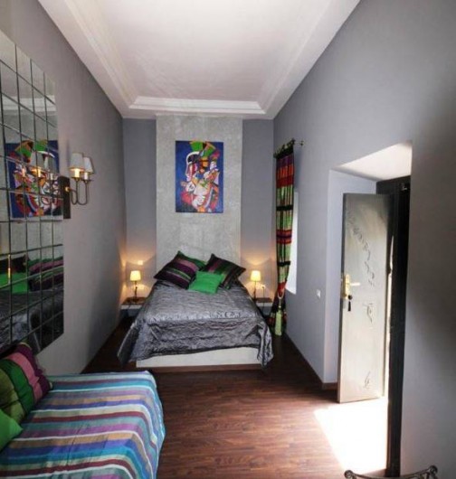 Location de vacances - Chambre d'hôtes à Marrakech - Chambre Malachite triple