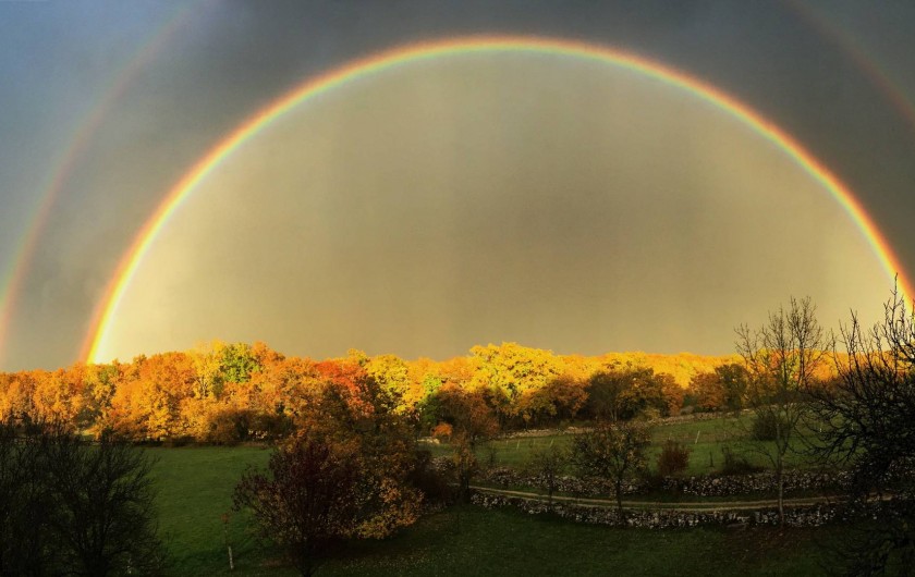 Location de vacances - Gîte à Corn - superbe arc en ciel