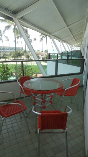 Location de vacances - Appartement à Porto de Galinhas - Balcon