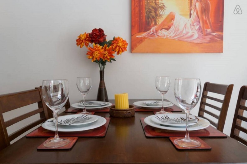 Location de vacances - Villa à Paphos - La table a manger