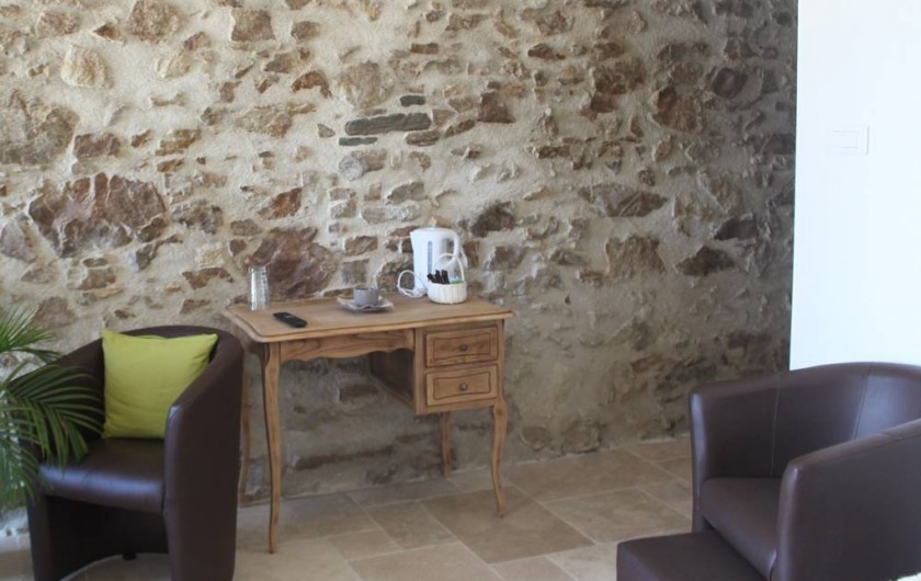 Location de vacances - Chambre d'hôtes à Saint-André-de-la-Marche - Chambre Nature: espace bureau