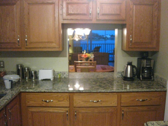 Location de vacances - Appartement à Marco Island - Cuisine tout équipée avec comptoirs granit