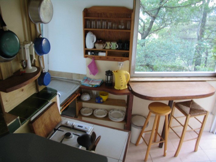 Location de vacances - Gîte à Saint-Privat - cuisine