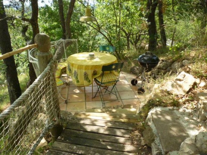 Location de vacances - Gîte à Saint-Privat - terrasse
