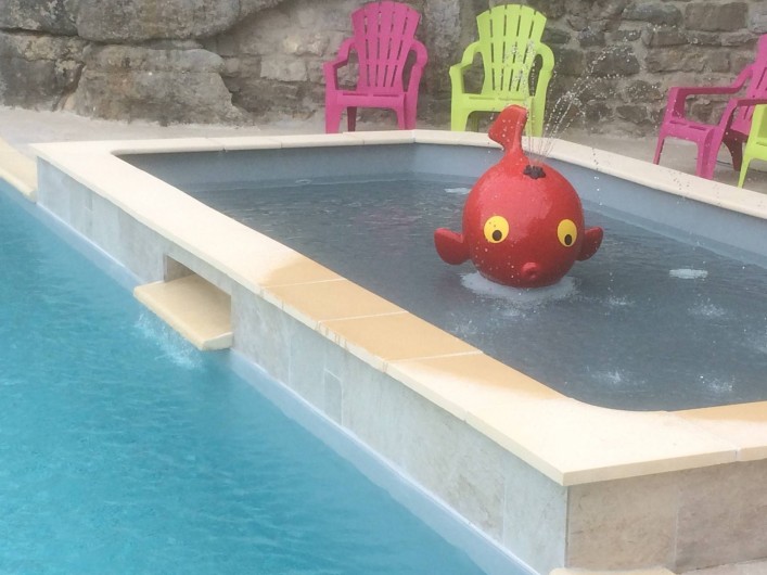 Location de vacances - Chalet à Vogüé - Pataugeoire