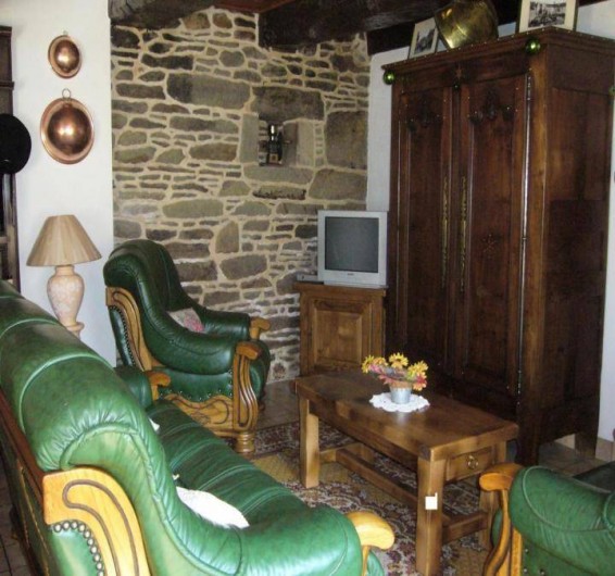 Location de vacances - Maison - Villa à Cléguérec - le coin télevision