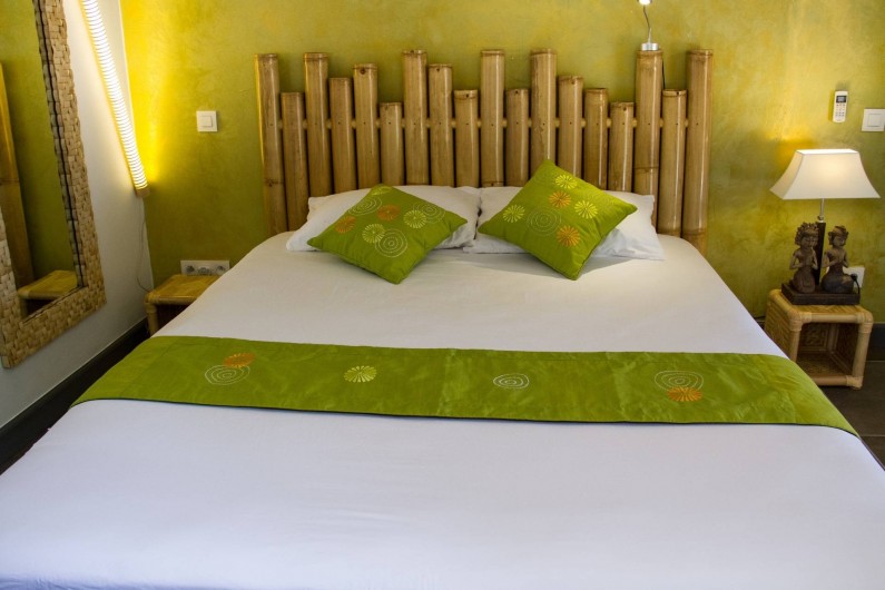 Location de vacances - Villa à Le Diamant - Chambre bambou