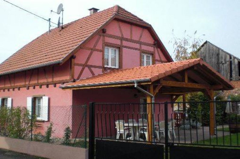 Location de vacances - Villa à Stotzheim - maison vue arrière