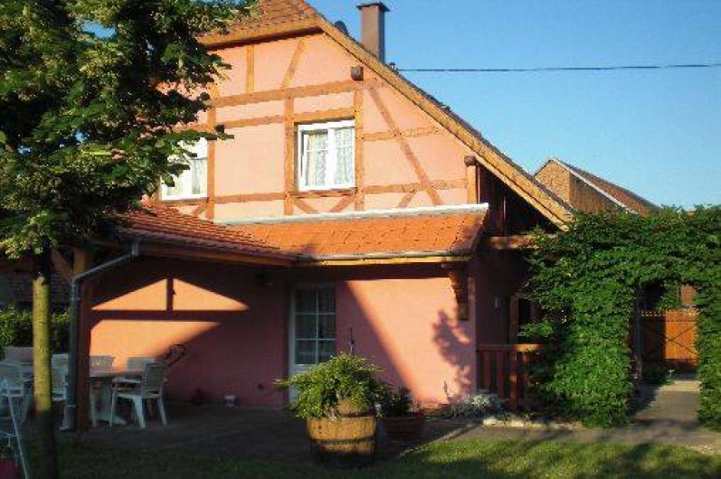 Location de vacances - Villa à Stotzheim - maison vue arrière