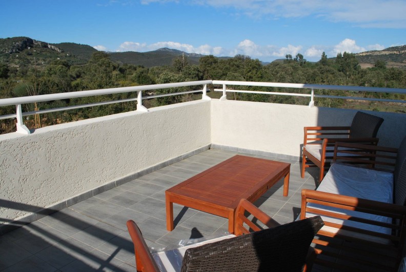 Location de vacances - Appartement à Oletta - la terrasse