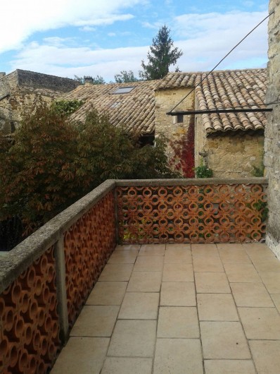 Location de vacances - Maison - Villa à Cornillon - terrasse étage