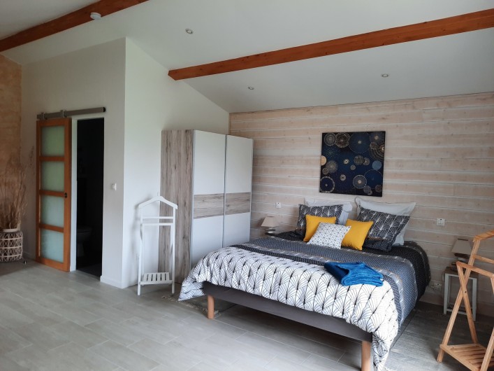 Location de vacances - Gîte à Vanzac - Couchage en 160cm