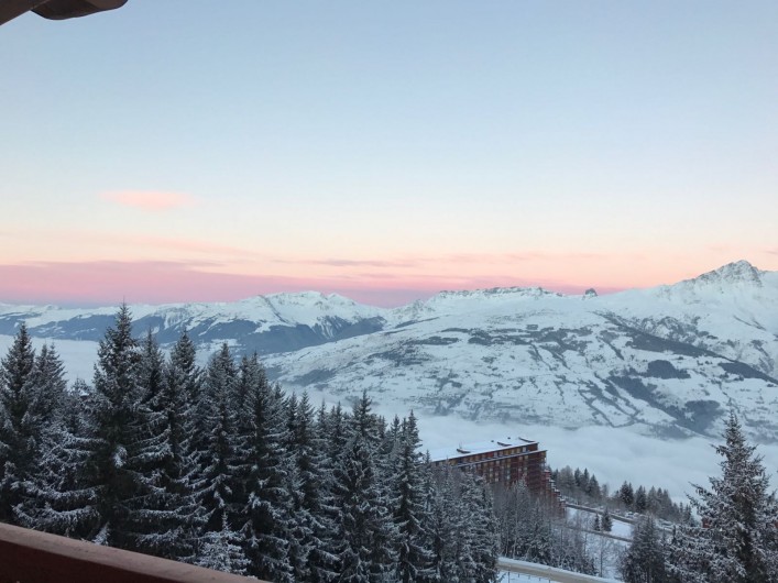 Location de vacances - Appartement à Arc 1800 - Vue terrasse