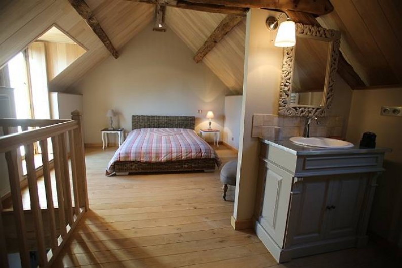 Location de vacances - Chambre d'hôtes à Mulsans - Chambre Travertin